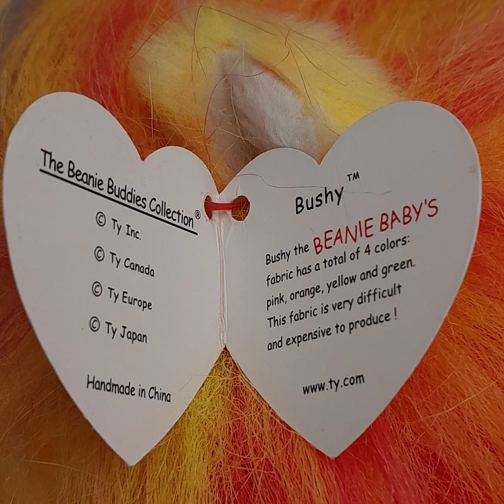 Ty Beanie Buddy Bushy Lion 12